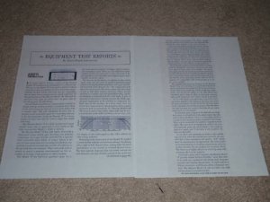 Marantz 7t Preamp Review, 1966, 2 pgs, Full Test, RARE!