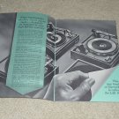Garrard 32 pg Booklet,Lab 80,A70,AT60,50,Articles,Specs