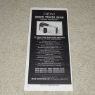 Grado Tracer Beam Mk I,II,III Ad, 1964, Article, 6"x11"