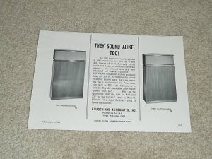 Klipsch Klipschorn Ad, 1964, Article, 6"x10"