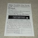 McIntosh MR 67 Tuner Ad, 1964, Article, Rare!