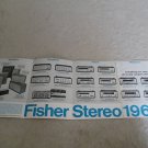 Entire Fisher Line 1965 Ad,5 pgs,600t,MF-300,SA-1000