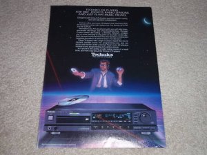 Technics CD Player Ad, SL-P720,Article, Class AA, Rare!