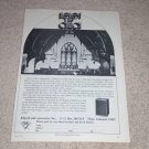 Klipsch Heresy Speaker Ad, 1972, Church, Rare! Article