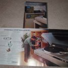PL-630 Turntable Ad,4 pgs,SX-1980,RT-707 in AD,specs