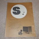 Stephens Tru-Sonic Speaker Ad, 1956, Article, RARE!