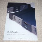 Krell Preamp Ad,1995, KRC-HR, KRC-3, Beautiful!