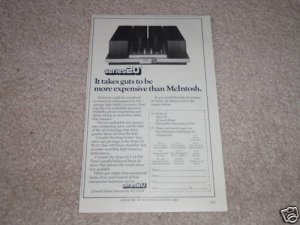 Series 20 M-25 Power AmpAD, McIntosh competition, 6"x9"