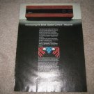 Bose Receiver AD from 1982 Spatial Control, Rare 1 page