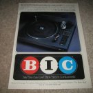 BIC Turntable Ad from 1979,80Z Changer,color!