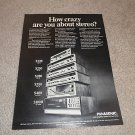 Panasonic SA-4000,6500,70,60,50,40 Receiver Line Ad '70