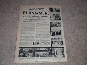 Altec Ad, A-7 VOTT, 838a,605a,836a,Article, 1964