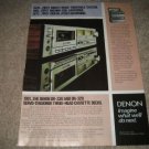 Denon Dr-330,320 Cassette Deck Ad from 1981