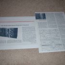 SAE 2800 Equalizer Review, 1977,2 pgs,Full Test, RARE!