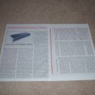 Audio Control C-101 Equalizer Review,1977,2 pgs, Test!