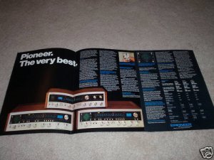 Pioneer 4 page Ad, QUAD! Qx-747,646,949, Full Specs