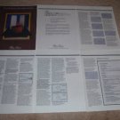 Phase Linear Phase III Speaker Brochure, 6 pgs, 1978