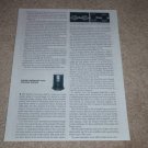 Empire Grenadier 9000 Speaker Review,1966,1 pg, RARE!