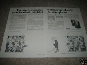 Empire Grenadier 9000 Speaker Ad from 1968,2 pgs