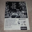 Electro-Voice Microphone Ad, 1964, Election Mics! RARE!