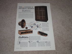 Electro-Voice Aristocrat Speaker AD, 1957,12trxb,A15cl