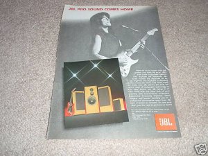 JBL L series Ad from 1989, 1 page, entire line!