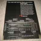 Nakamichi 680 Tape Deck ad from 1987,features,color