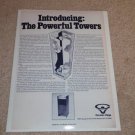 Cerwin Vega 15T Speaker Ad,1974,Cutaway,Article,RARE!