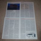 Tandberg TPA-3016a Amplifier,3018a Pre Review,4 pgs