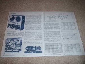 Technics QUAD RS-740us Open Reel Review,2 pgs, 1973