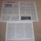 Marantz 2500 SUPER RECEIVER Review,3 pgs,1978, RARE!!