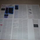 NHT Reference 3.3 Speaker Review,6 pgs,1994, Full Test!