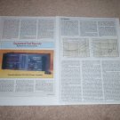 Soundcraftsmen RA 7503 Amplifier Review,2 pgs,1981,RARE