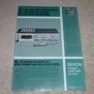 Denon DR-330,320 Cassette Deck Ad,Article,1981