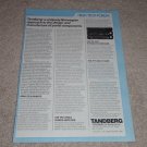 Tandberg Ad, TIA 3012 Amplifier,3001 Tuner,3006A Amp