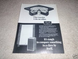 Bozak B-310b,B-201 Speaker Ad from 1975, very rare!