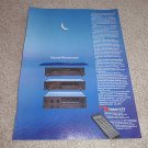 Nakamichi CR-4a,CDC-4a,TA-4a Ad from 1990, beautiful!