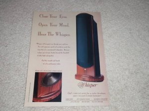 Legacy Whisper Speaker Ad, 1995, Article, Frame It!
