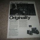ADC MS-650 Speaker System Ad from 1981