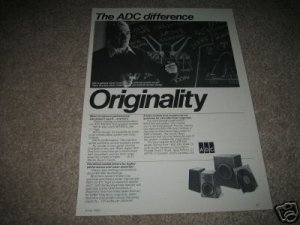 ADC MS-650 Speaker System Ad from 1981