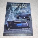 Audio Meca Mephisto CD, Romance Turntable Ad,1997