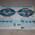 Sansui Entire Line 1972 Ad,2 pgs, QUAD, Receiver,Tuner