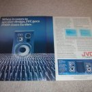 JVC sk-1000,700,500 Speaker Ad, 2 pages from 1978