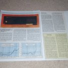 Yamaha M-50 Amplifier Review, 1982, 2 pgs, Full Test!