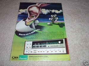 Sansui QUAD QRX-5500 Receiver Ad from 1975, beautiful!