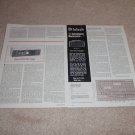 Revox B760 FM Tuner Review,2 pgs,Best Ever! Full Test