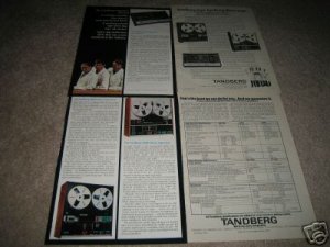 TANDBERG 6 page Ad! Color,specs,Receivers,Tape,Perfect!
