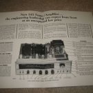 Scott 345 Receiver Ad from 1964,3 pages,TUBES,Specs