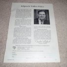 Paul Klipsch Talks Price Article, 1 page, Klipschorn