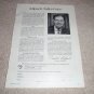 Paul Klipsch Talks Price Article, 1 page, Klipschorn
